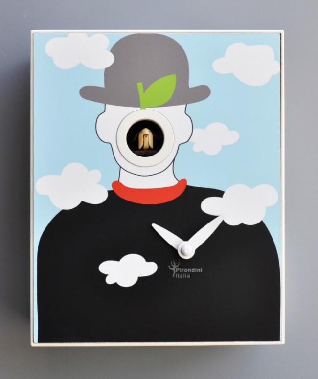 Orologio a cù-cù D'apres Magritte